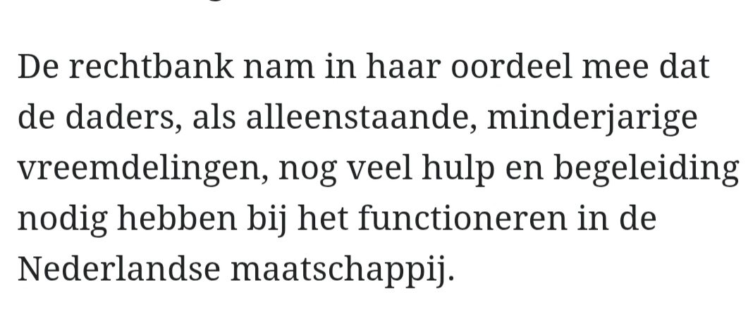 <a href="/telegraaf/">De Telegraaf</a> Dus we gaan deze minkukels ook nog hulp en begeleiding geven,zo dat ze leren dat verkrachten niet hoort in de nederlandse maatschappij.
Knettergek,uitzetten die minkukels!