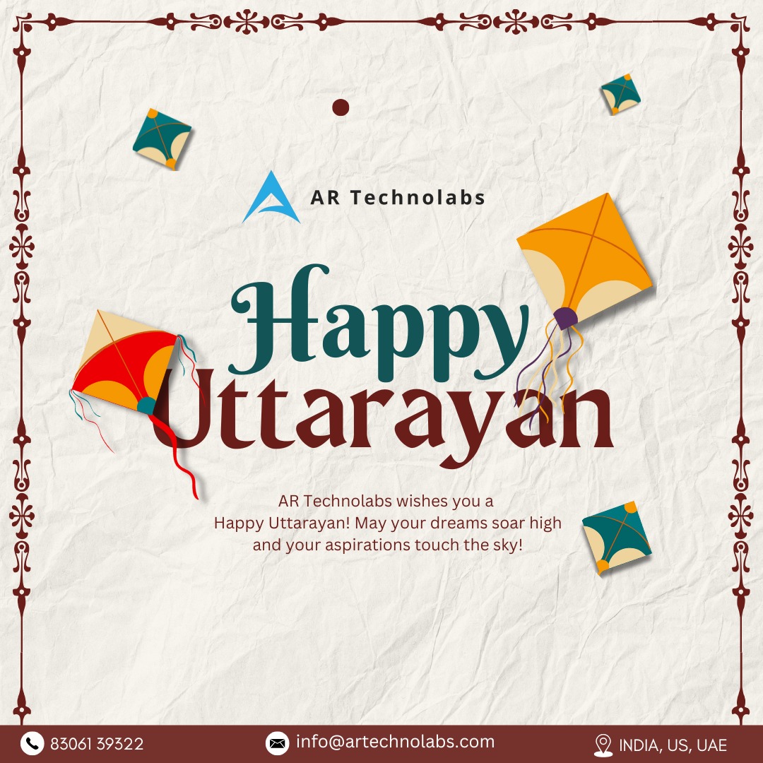 ArTechnolabs's tweet photo. Wishing you and your family a joyous Uttarayan! May this festival bring fresh beginnings, high hopes, and success in all your efforts.

#Uttarayan #MakarSankranti #FestivalOfKites #ARTechnolabs https://t.co/3JyREpu0yf