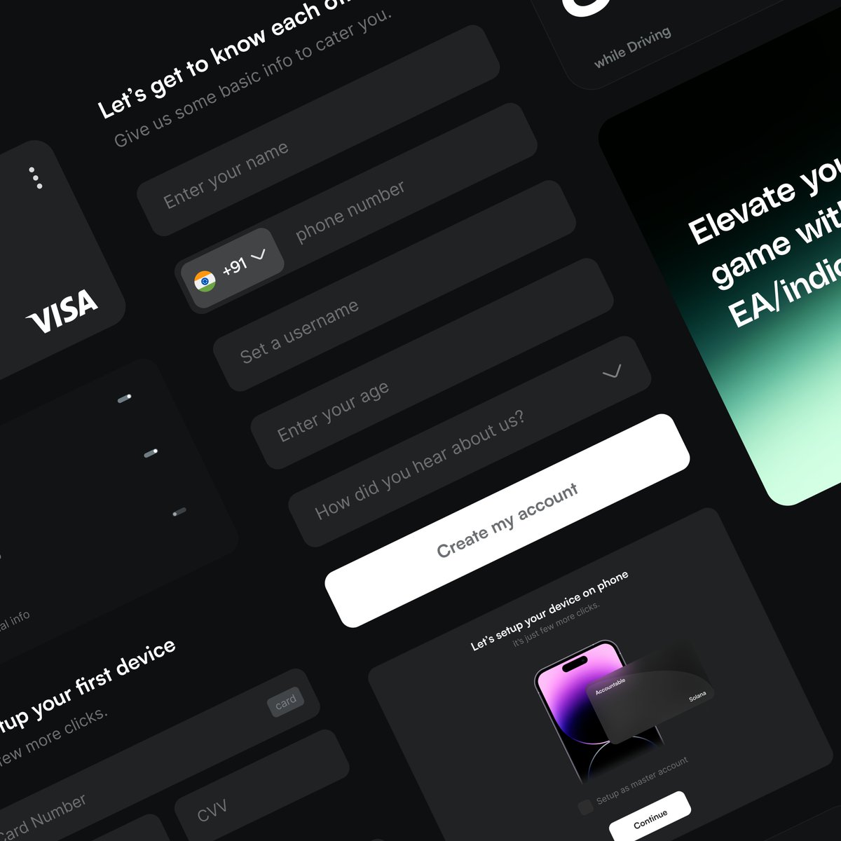 Ibad_devsed's tweet photo. Input Fields
what we've been working on lately ⚡
#ui #design #product #ux #darktheme
#inputbox #gradient #create https://t.co/SAqVs6CaKs