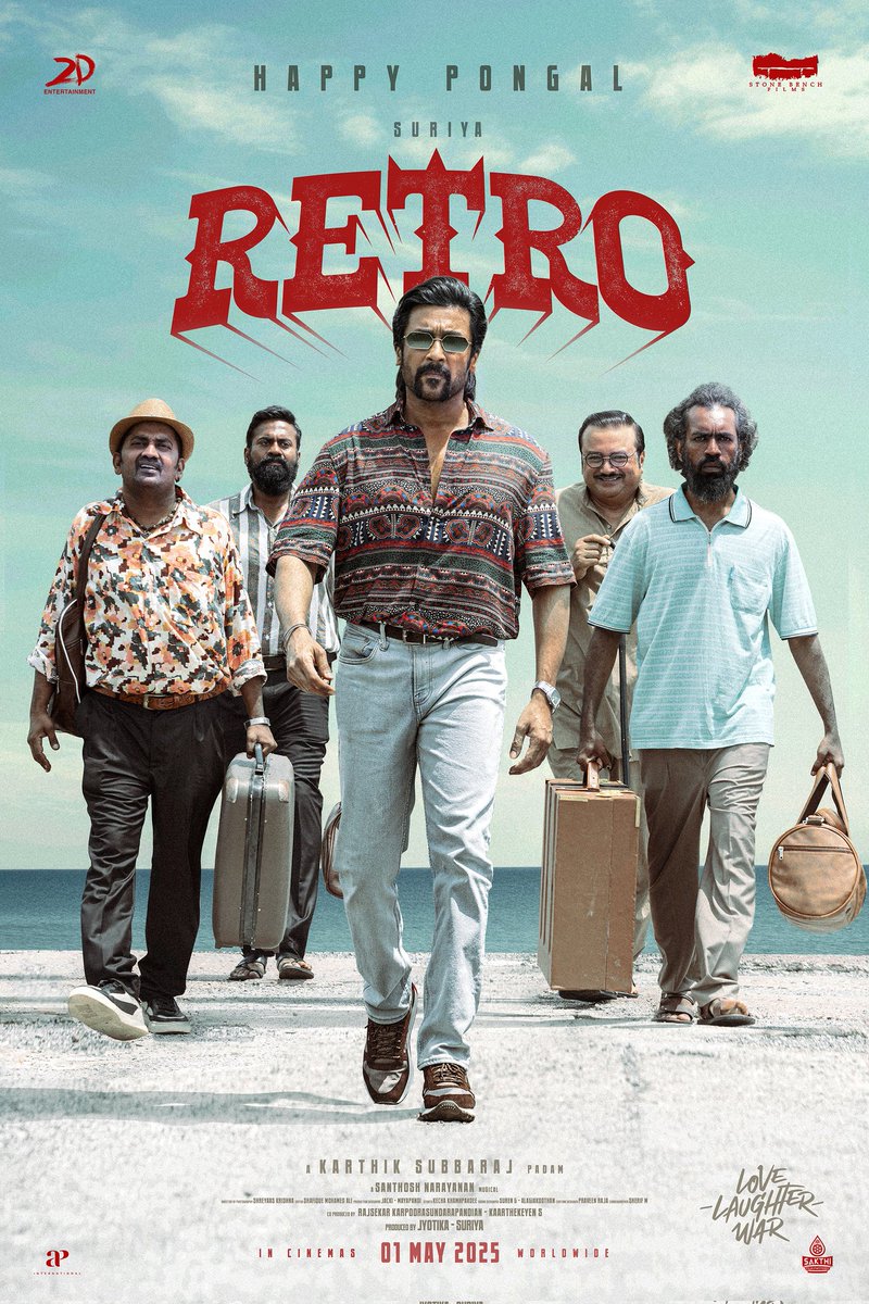 Stone Bench (@stonebenchers) on Twitter photo May the harvest festival of Pongal bring you happiness and prosperity. Team #Retro wishes you pure love and joy โ๏ธ
#HappyPongal
#RetroFromMay1 #LoveLaughterWar โค๏ธโ๐ฅ
@Suriya_Offl <a href="/karthiksubbaraj/">karthik subbaraj</a> <a href="/hegdepooja/">Pooja Hegde</a> <a href="/Music_Santhosh/">Santhosh Narayanan</a> <a href="/prakashraaj/">Prakash Raj</a> <a href="/C_I_N_E_M_A_A/">joju george</a> #Jyotika <a href="/rajsekarpandian/">Rajsekar Pandian</a> May the harvest festival of Pongal bring you happiness and prosperity. Team #Retro wishes you pure love and joy โ๏ธ
#HappyPongal
#RetroFromMay1 #LoveLaughterWar โค๏ธโ๐ฅ
@Suriya_Offl <a href="/karthiksubbaraj/">karthik subbaraj</a> <a href="/hegdepooja/">Pooja Hegde</a> <a href="/Music_Santhosh/">Santhosh Narayanan</a> <a href="/prakashraaj/">Prakash Raj</a> <a href="/C_I_N_E_M_A_A/">joju george</a> #Jyotika <a href="/rajsekarpandian/">Rajsekar Pandian</a>