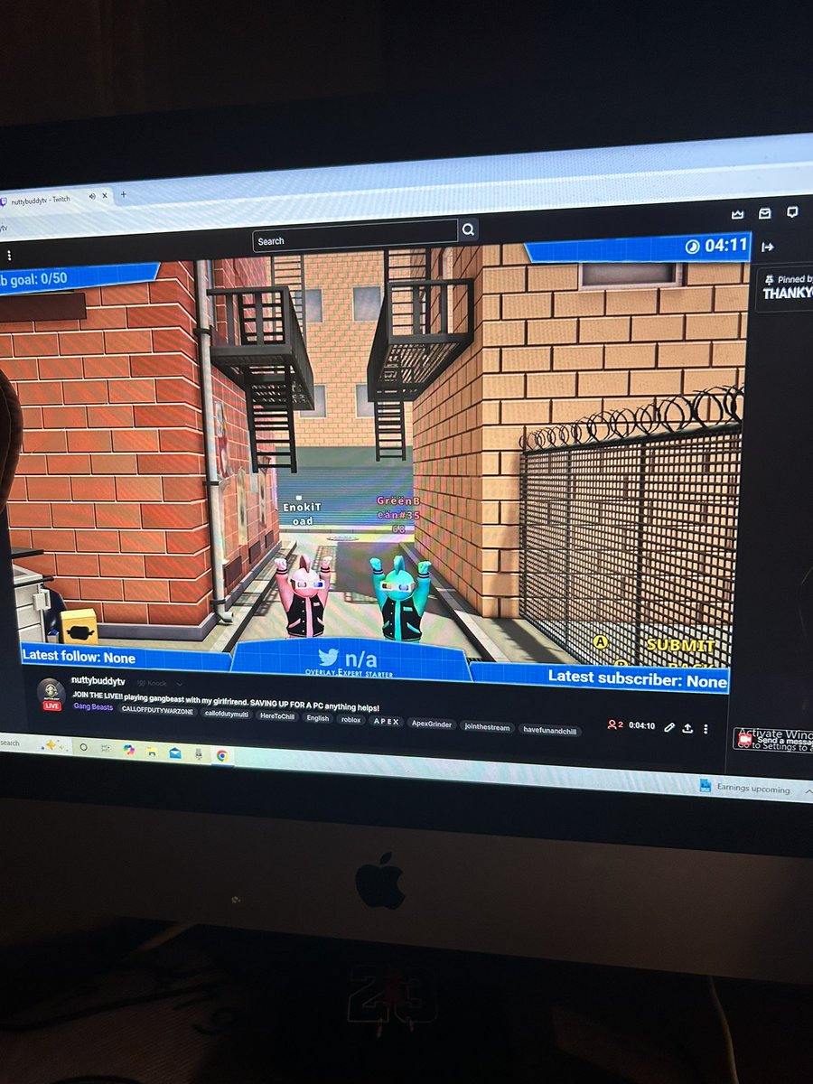 nuttybuddytv's tweet photo. I’m live on Twitch! Come hang out and chat while I [playing human fallflat, and many other games, chill. Let’s have some fun! 🎮 https://t.co/oTRJS5FjC6

#Twitch #TwitchStreamer #SupportSmallStreamers #GamingCommunity #TwitchLive #StreamSupport #SmallStreamersConnect https://t.co/fPCtezf6zF