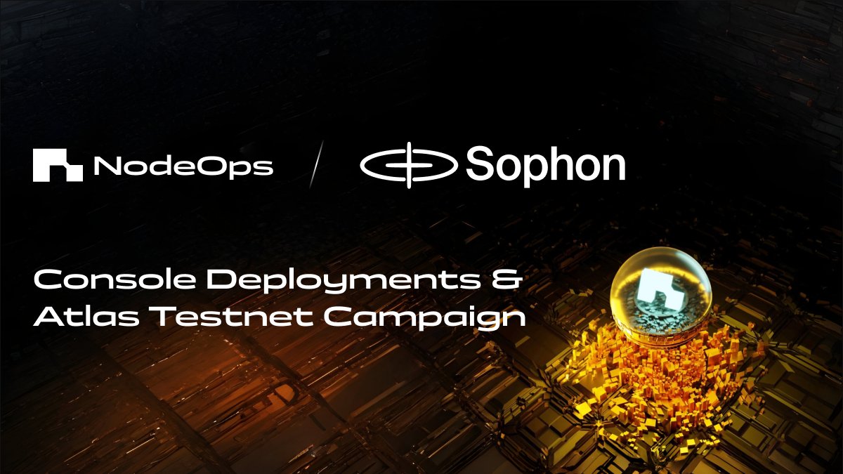 NodeOpsHQ's tweet photo. We have some exciting developments to share with you about @sophon.

Read on to find to avoid getting left behind 👇🏻 https://t.co/q598qc7y5g