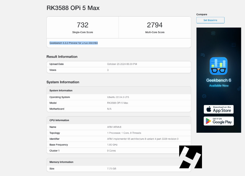 orangepixunlong's tweet photo. Big thanks to @HogarMultimedia for awarding our #OrangePi5MAX an impressive 8.5! πͺ
The #OrangePi5MAX continues to deliver outstanding performance. π #OrangePi #Android #Ubuntu #Debian #nanopi #rockpi #linux #raspberrypi
https://t.co/WQIlzxqMfn https://t.co/D1c6Uz75AQ