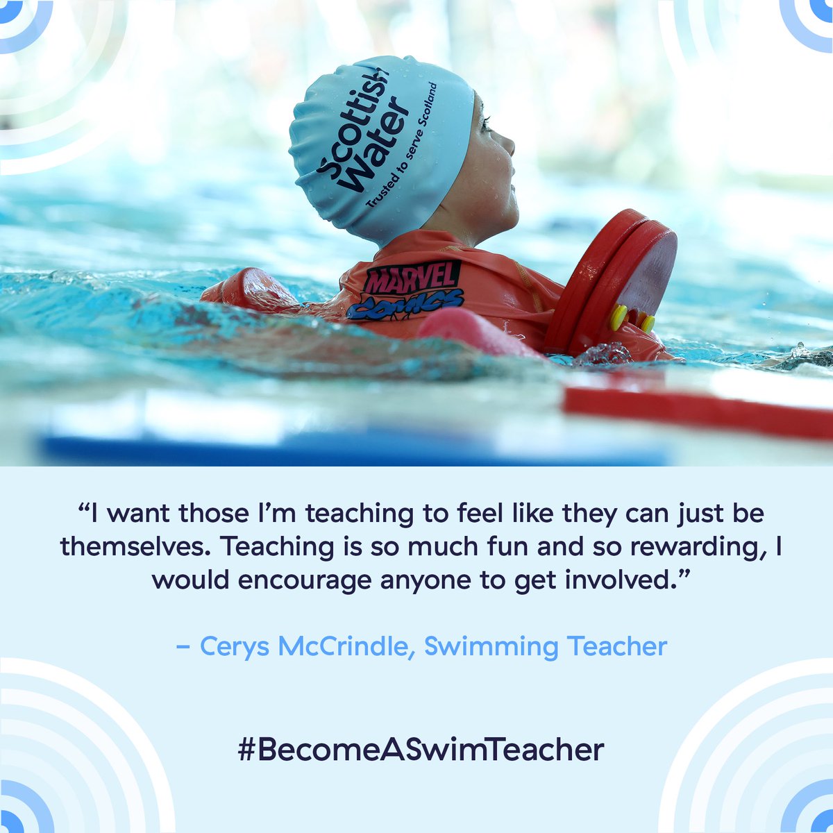 ScottishSwim's tweet photo. “Teaching is so much fun” 💪

Teaching children, and adults, how to swim is an extremely rewarding job - but also great fun! 💙

Teaching courses: https://t.co/FFeoXFLkUd

#BecomeASwimTeacher #GenerationSwim https://t.co/hiU1ElqC2M
