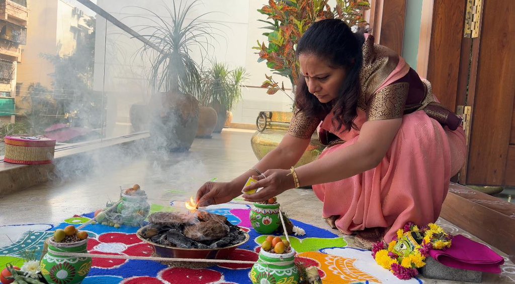 RaoKavitha's tweet photo. Wishing everyone a prosperous and joyous Makar Sankranti! Celebrating the festival of harvest a symbol of hope, prosperity, and colors of life. https://t.co/5bkHMggWqq