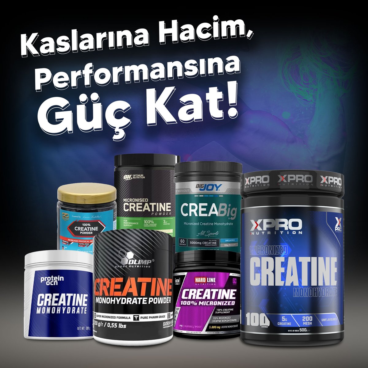 protein7com's tweet photo. Kaslarına Hacim Performansına Güç Kat!

Hedeflerine ulaşmana yardımcı olur!
Kreatin ihtiyacını karşılamak hiç bu kadar kolay olmamıştı! 💥

👉Kreatin ile kas gelişimini hızlandır, toparlanmayı hızlandır, ve enerjini en üst seviyeye çıkar!
Daha güçlü olmak için hemen sipariş ver! 🛒
 Sipariş için https://t.co/JR7MLYkSHF göz atmayı unutma!