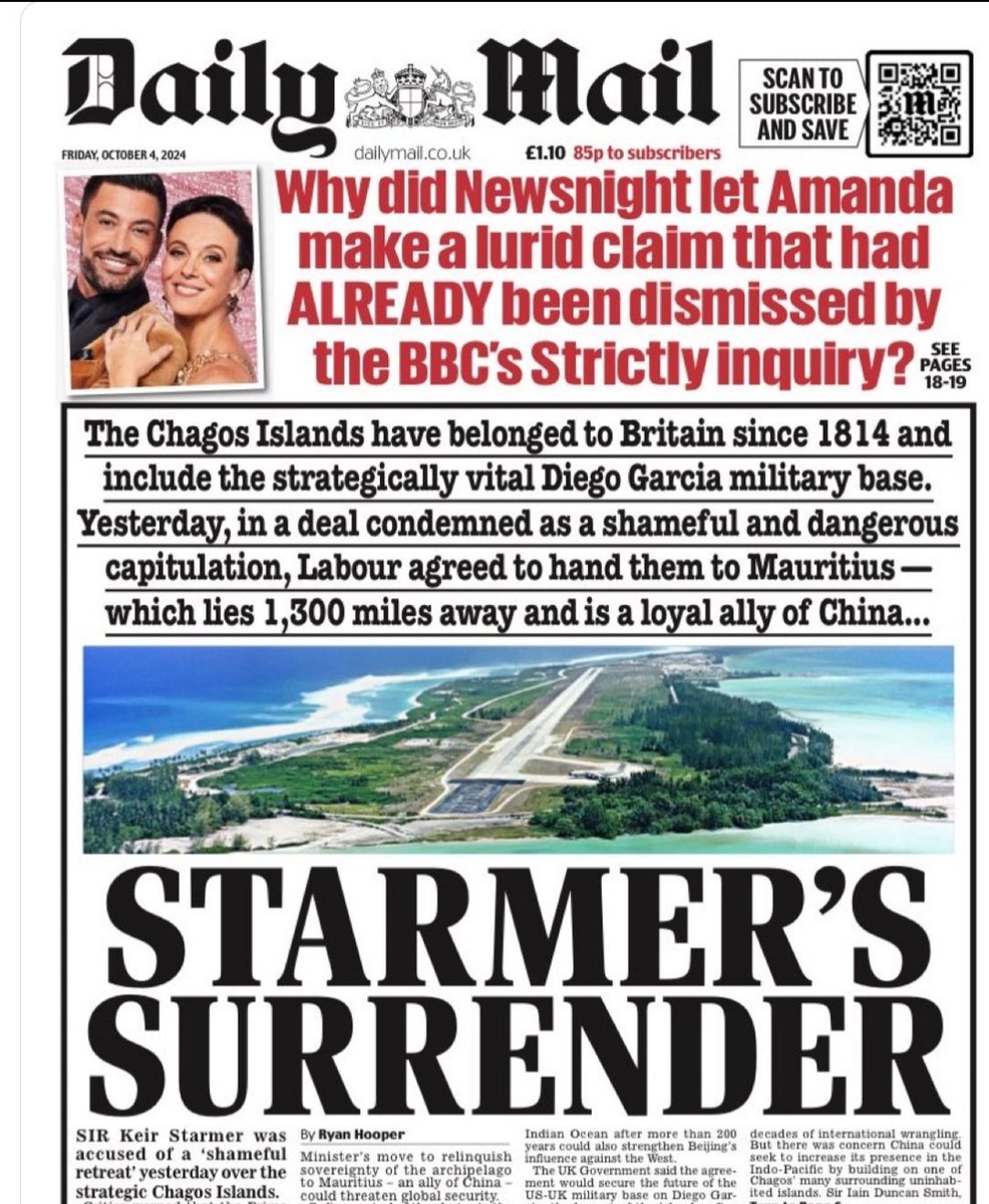 QuentinKirrin's tweet photo. @tomhfh @chilternbear11 #mauritious has Never had a claim to the Chagos Islands. Just a reminder, #2tierliarstarmer hasn't asked what they WANT
NEVER trust @UKLabour https://t.co/kQtu3JMaxG