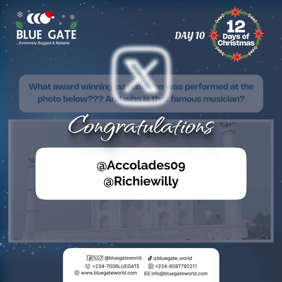 bluegateworld's tweet photo. Congratulations to the winners.

Kindly send us a DMs to claim your prizes!

#BLUEGATE12DaysOfChristmas 
#TwoRandomWinners #BLUEGATEOnlineUPS https://t.co/TV5U7ymD68