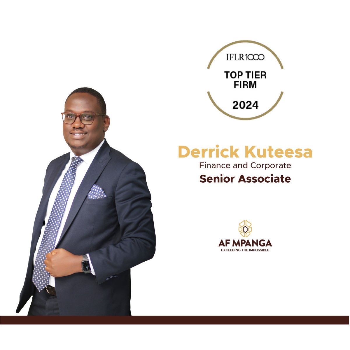 AFMpangaUG's tweet photo. Meet the team that helped bring home this recognition:

David Mpanga
William Kasozi
Daniel Gantungo
Derrick Kuteesa
Jonathan Kiwana
#TheNextChapter #IFLR1000 #LegalExcellence #FinancialAndCorporate #ProjectDevelopment
(2/2) https://t.co/j5mQggEIyt
