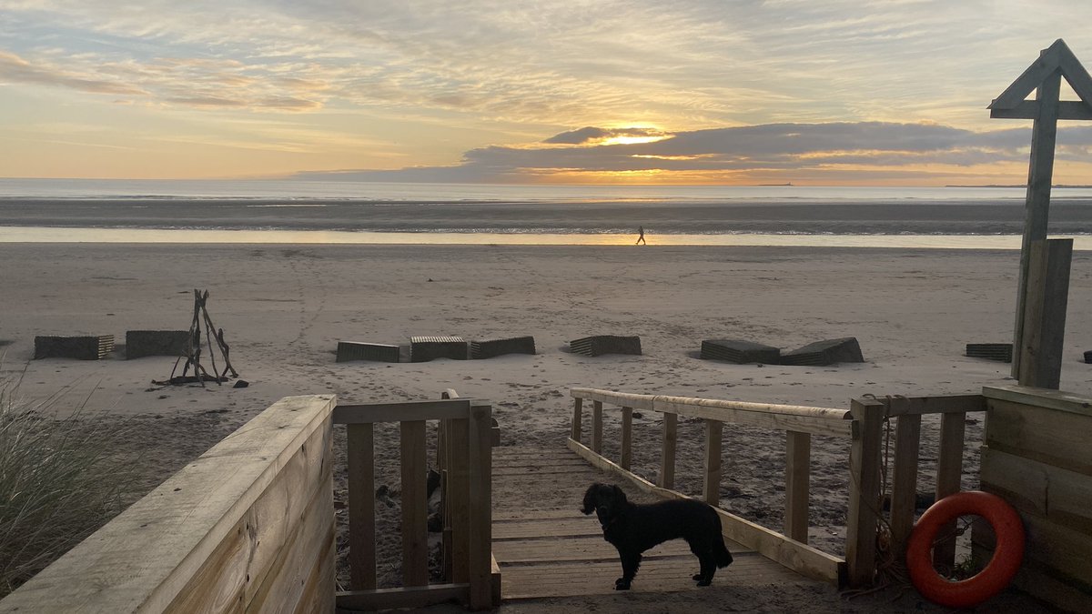 Winter morning at Alnmouth beach. ❤️ Northumberland