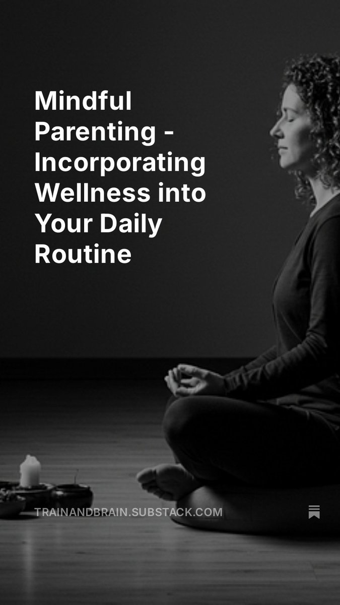 StrengthAcademy's tweet photo. Mindful Parenting - Incorporating Wellness into Your Daily Routine

https://t.co/OryUxo2chx https://t.co/4R6SMVI7d1