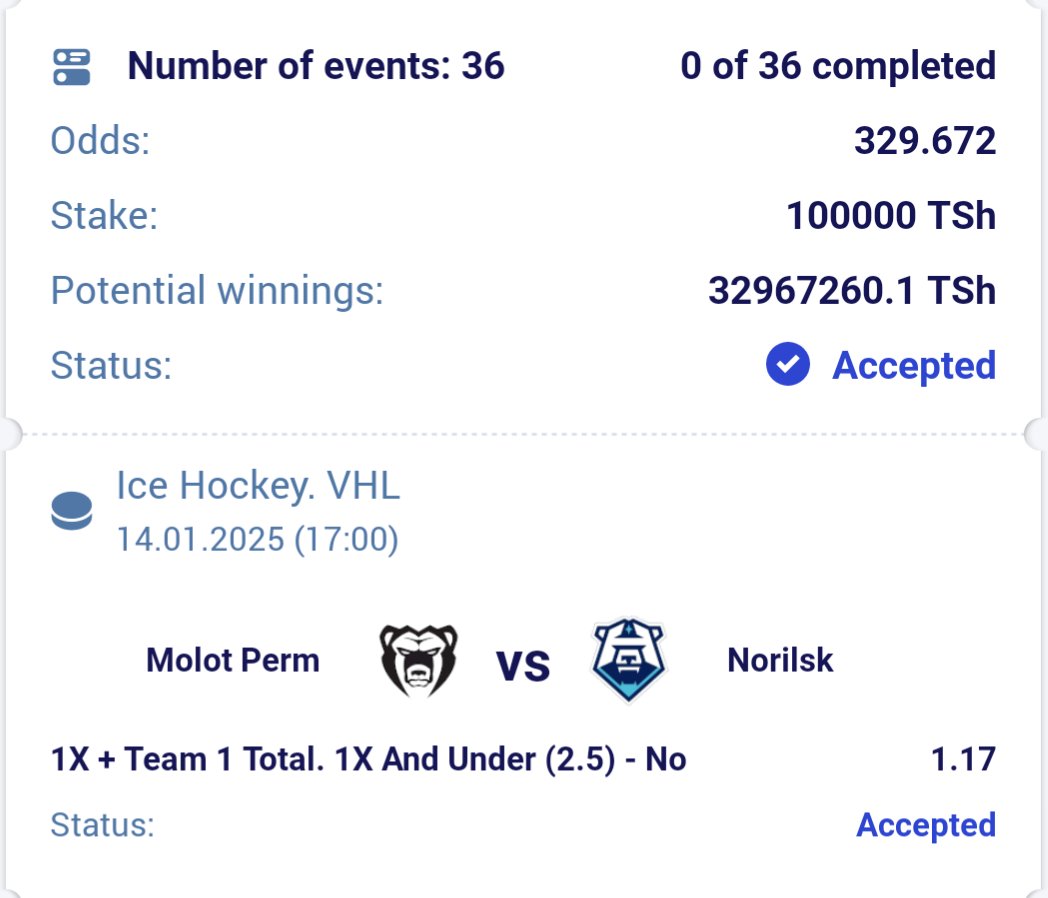 Champione_Tips's tweet photo. LONG SHOTS ๐ & โฝ
ICE Hockey & Football Tips
ON #PARIPESA
Total odds: 205๐ฅโ
and 329๐ฅโ
โฝ
Huna Account Paripesa?
BONYEZA HII LINK ๐
JISAJIRI: https://t.co/GaSnuZ7NVO
App: https://t.co/QAy9Slm5Uh
Promocode ๐๐CHAMPION20
๐๐ CODE๐4RLKB
โฝโฝ CODE ๐19LKB
#ZINGATIA https://t.co/YNMPPxuvLg