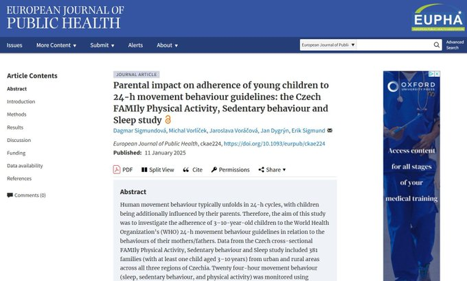 ftk_up's tweet photo. 🎉 Prof. Erik Sigmund: "I'm truly proud of this publication in EUJPH on behalf of the entire FAMIPASS study team!" 👏 And we’re proud to have you on the @ftk_up team, Professor! 💪 Congratulations, and wishing you continued success! 🍀📚
https://t.co/YSXCepwGCZ https://t.co/sW0CsM0zCp