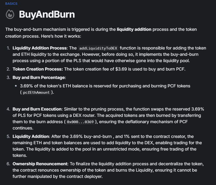 HansieCrypto's tweet photo. People are sleeping hard on $PCF https://t.co/dAY7y6ZtLY

Chart: https://t.co/UxI6bs93kB

I would put it in a pumpdotfun category, but much better. 

Pumpdotfun is a platform on the Solana blockchain that allows users to create and trade meme coins quickly and with low fees. It has been the only major "new Tech" this cycle.

You can customize the size of the Virtual LP(This changes how much slippage there will be), how much $PLS is needed to bond the token, I like smaller bond targets as it gives people a chance that only buy on DEX's to still buy low MCaps. 

3.69% of every token bond LP and a small creation $3.69 is used to buy and burn the $PCF token.

Tokens that get bonded can be used to farm on the platform: https://t.co/A1ofNCrYyd

And you guessed it you need to lock $PCF to vote on proposals. Ill be voting for @10xThatShit 

They just released the farms and I am even more bullish.

The Chart recently left cheap prices vs $PLS but its still so small, and as usual the market is slow.

Market cap: $81k

Twitter Handle: @PulseChainFun