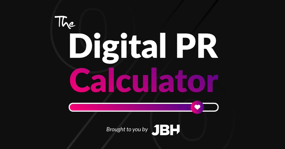 JBH - The Digital PR Agency tweet media
