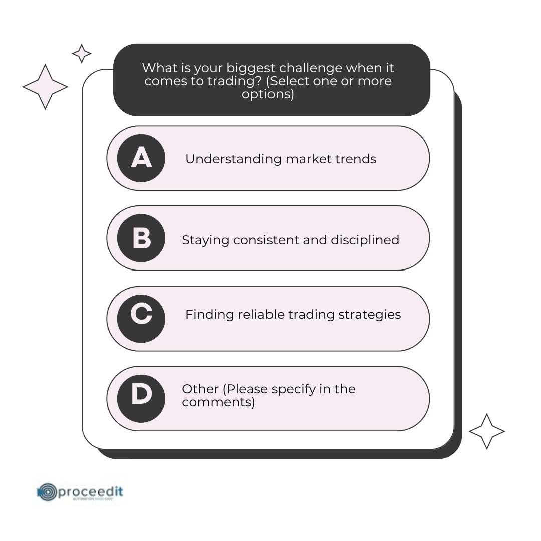 Proceedit's tweet image. We want your feedback, tell us in the comments which of our services you prefer!

proceedit.podia.com

#AITradingInsights #AdvancedTradingTools
#TradersLife #MarketOpportunities #FinancialFreedom
