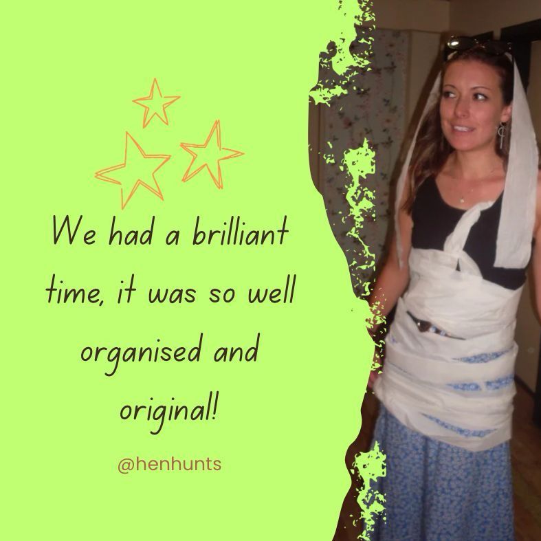 Henhunts's tweet image. Looking to make your hen do special in 2025, here’s why HenHunt is perfect for you:

✅ FUN &amp;amp; ENGAGING activity
✅ location based
✅ Fully personalised for your event
✅ All the hard work has been done for you!

Check out our positive feedback…

#HenHunts #Feedback #HenParty