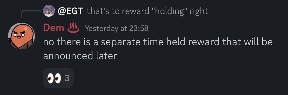 CharowDEV's tweet photo. Yap! Exciting news from the Azuki Discord! 🚨 

‘There is a separate time-held reward that will be announced later.’

Thanks @DemAzuki for letting us know. @Azuki @animecoin https://t.co/QbY9AlWaiw