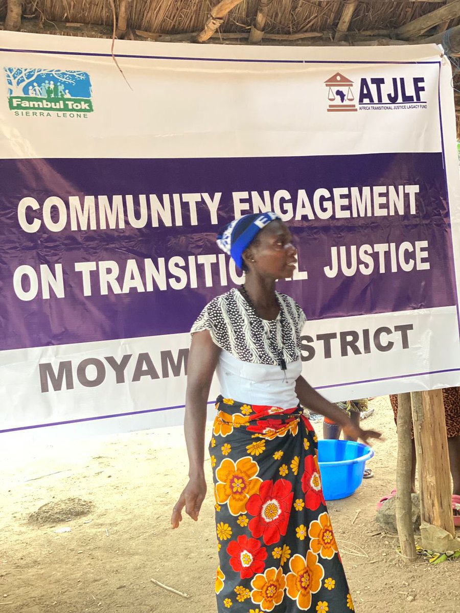 Peace mothers and  Wan Fambul school club ambassadors in Fakunya and Kongbora chiefdoms @MoyDist have gained ideas on transitional justice systems after community engagements.They learnt how to resolve issues to promote peace and reconciliation