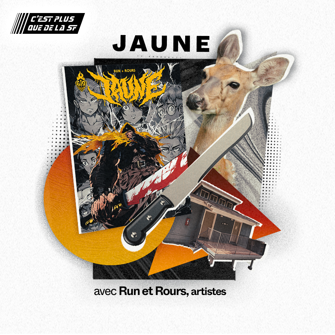 On arrête à la SF et on parle d'horreur ! Nous remettons en ligne notre podcast sur Jaune (qui avait injustement disparu), un album incontournable quand on aime le Slasher avec <a href="/realMutafukaz/">777RUN 🍔🌩🛸</a>, <a href="/RoursDreamin/">Prince Rours</a> du <a href="/label619/">Label619</a> ! Pour (re)découvrir Jaune :
open.spotify.com/episode/1DN25B…