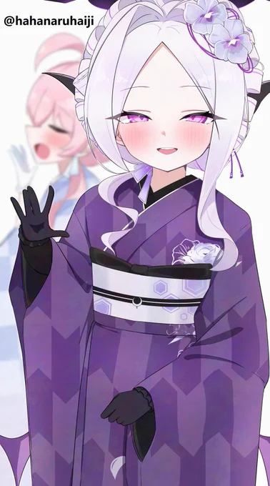 振袖ヒナちゃんをありがとう……#ブルアカ 