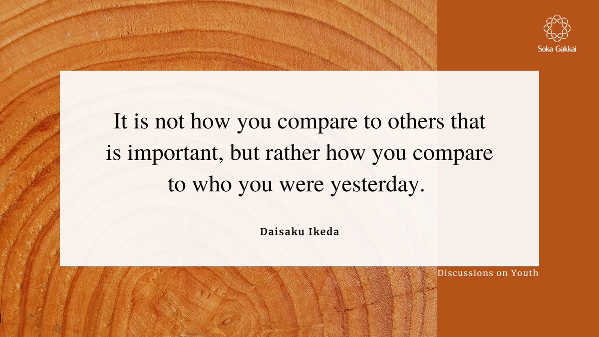 daisakuikeda_of's tweet photo. “It is not how you compare to others that is important, but rather how you compare to who you were yesterday. If you've advanced even one step, then you've achieved something great.”
[Discussions on Youth]
https://t.co/QVFw0l1Lpq
#daisakuikedaquotes #dailyencouragementquotes https://t.co/BSZ80VFjAE