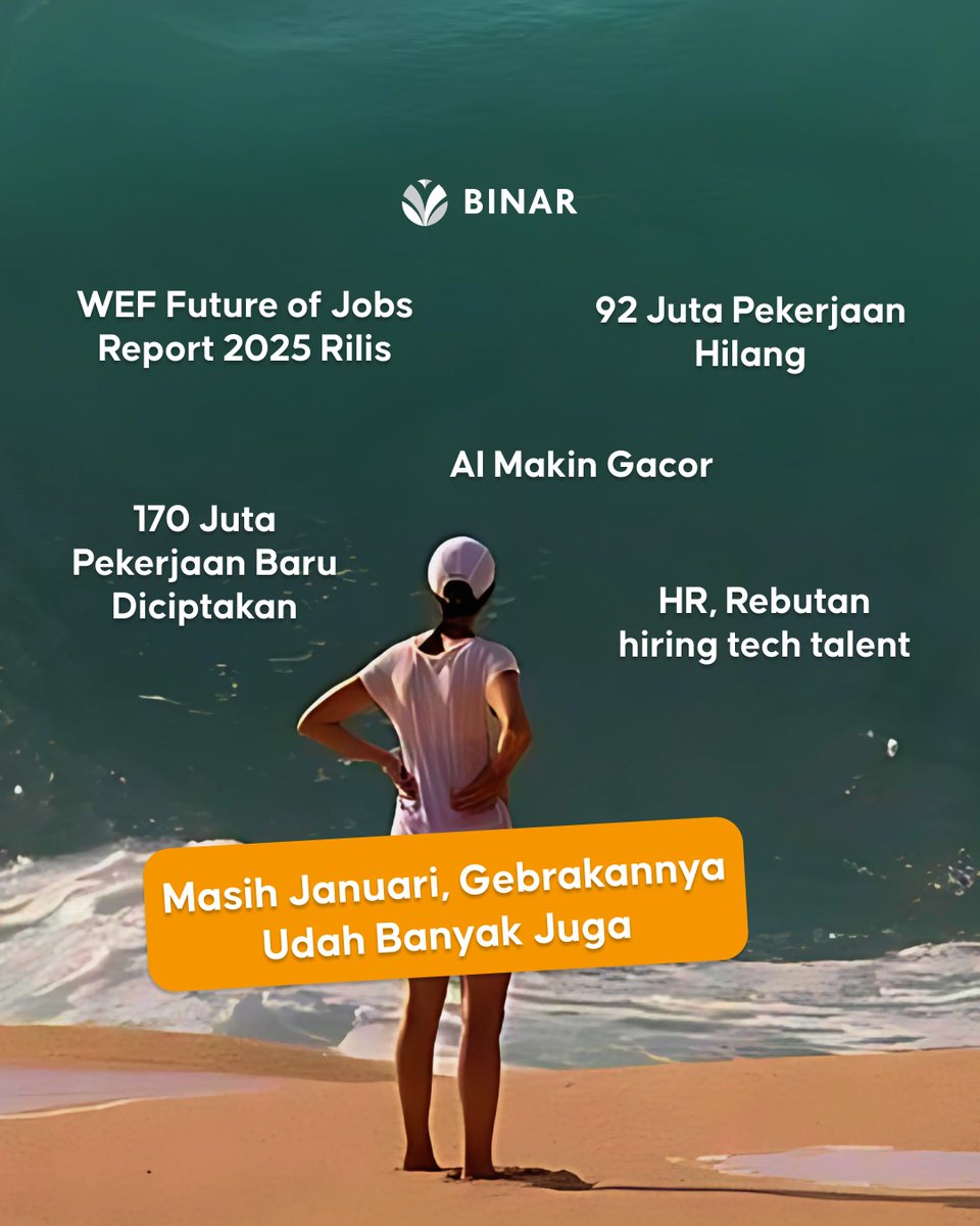 Januari (J-nya) Jangan putus asa, ga sih? 😭🙏🏻

instagram.com/p/DEyyqsLhtfH/…

Menurut <a href="/WorldEconomics/">World Economics</a> , pasar tenaga kerja global lagi di fase transisi besar. AI makin gencar masuk ke berbagai sektor. Tapi, AI juga bisa jadi alat yang bantu tim kamu kerja lebih produktif dan inovatif!