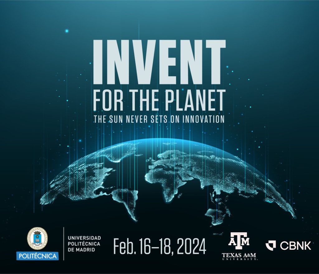🌍¡Participa en INVENT FOR THE PLANET 2025!
🗓 Del 7 al 9 de febrero de 2025 (fase UPM) en ETSI Caminos, Canales y Puertos.
🔧 Prototipos, innovación y oportunidades internacionales
💡 upm.es/e-politecnica/… 
📩 delegado.ri.caminos@upm.es
#somoUPM #Innovación #InventForThePlanet