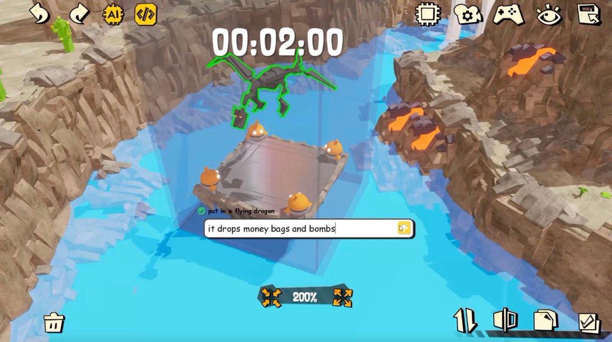 🎮 AI said, 'Let there be games!' 

And there were games—crazy, creative, and completely unexpected. 

What kind of world will you build today? 🕹️✨ 

#AIGames #CreativityUnleashe