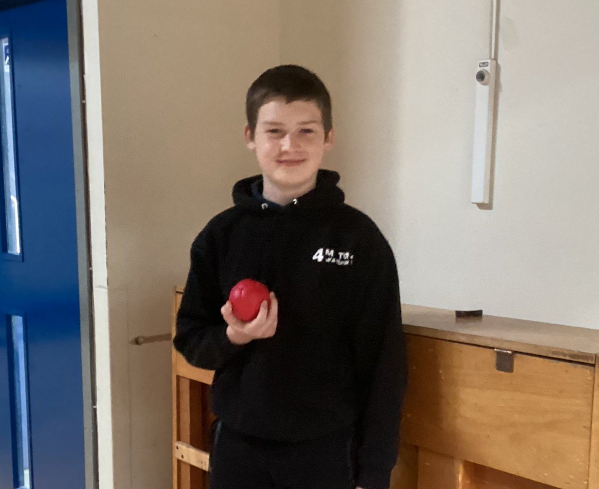 Our first competition after the Christmas holidays was boccia. 21 pupils participated and completed 6 different challenges to win points. The overall winner with 13 points was Ruben