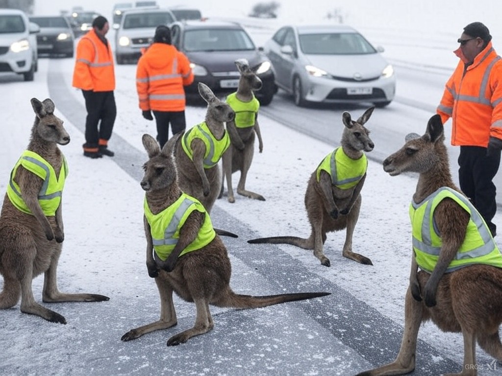 AI is mad! #AI #Kangaroos