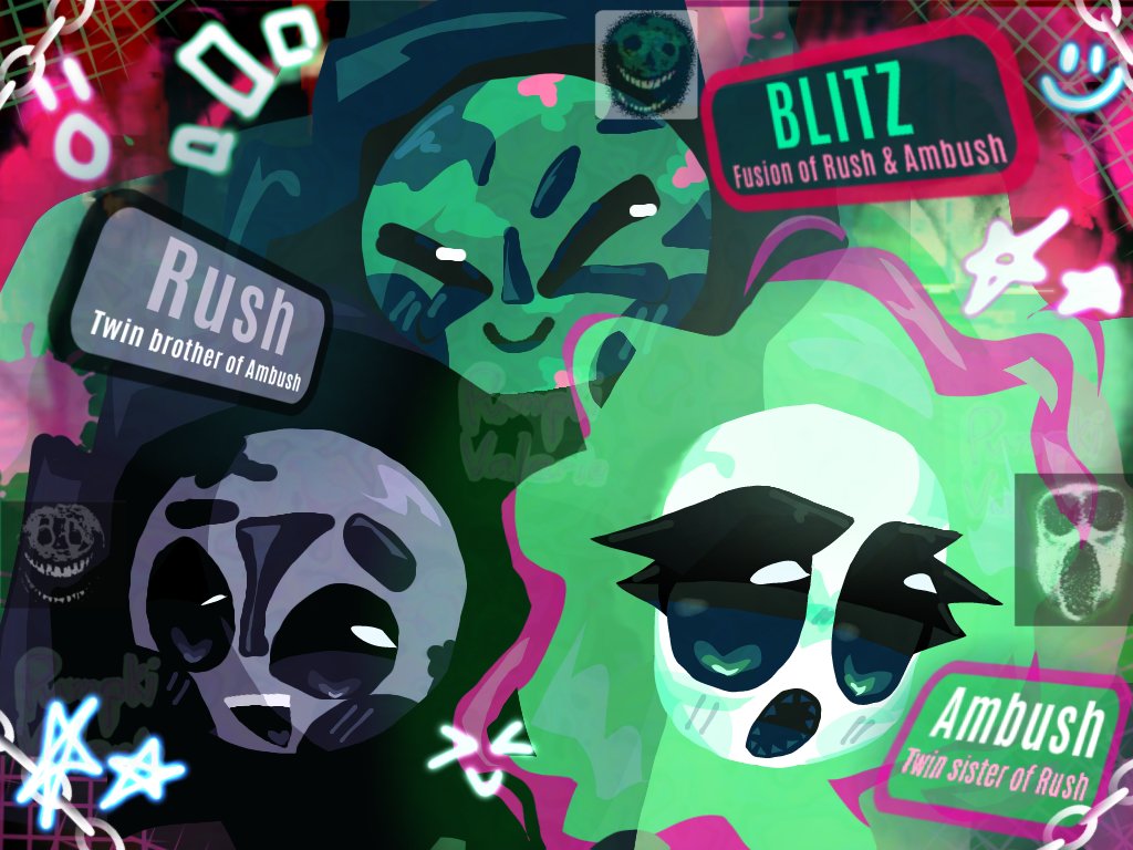 Pumpki_valerie's tweet photo. Ik I've already said this but i hc blitz to be a fusion of rush and ambush(these two are twins)‼️‼️😋
#doorsroblox #art #artist #artistoninstagram #digitalart #ibisPaintX #ibispaint #doors #ROBLOX #robloxdoors #doorsambush #doorsrush
#doorsbackdoor #backdoors #doorsblitz https://t.co/HwdMEzOUwo