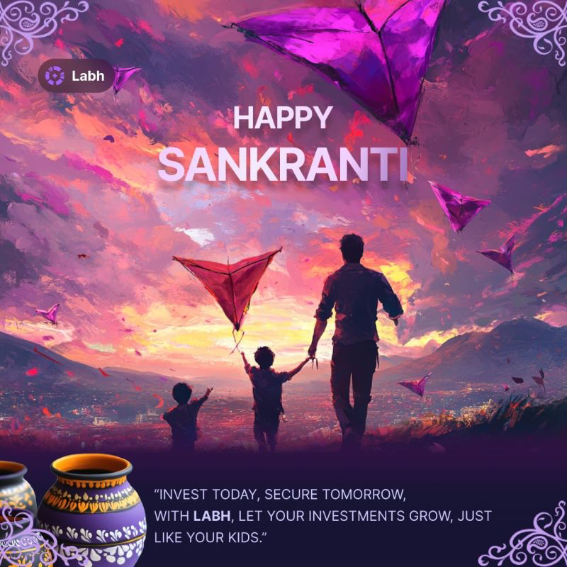 labh_io's tweet photo. Makar Sankranti is a reminder of fresh starts, sweet bonds, and bright opportunities. 

Wishing you a prosperous Makar Sankranti! 

May your kites and investments soar higher than ever!

#Sankranti #Labh #wishes #investment https://t.co/JDdUSahe0c