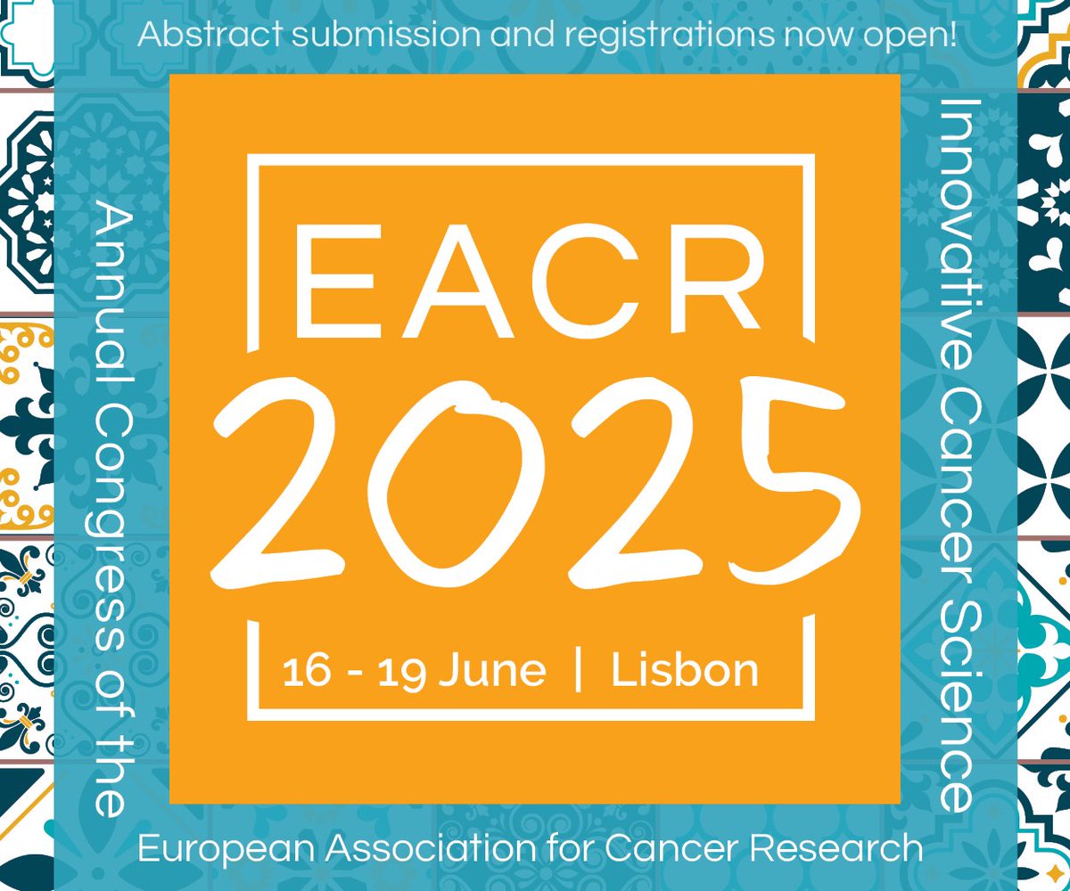 🚨It's not too early to start thinking about your conferences of the year!

The listing for the 2025 Annual Congress of the European Association for Cancer Research (EACR 2025) is live!

📜Abstracts Mar 6
⏳Register May 27

#EACR2025

👉buff.ly/40gzzu5