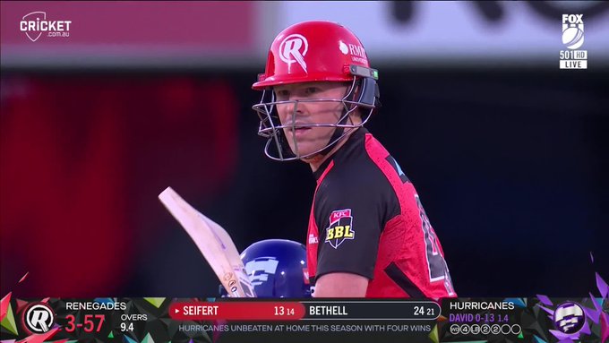 Pure power from Tim Seifert! 😧  📹 Credits: Twitter/BBL