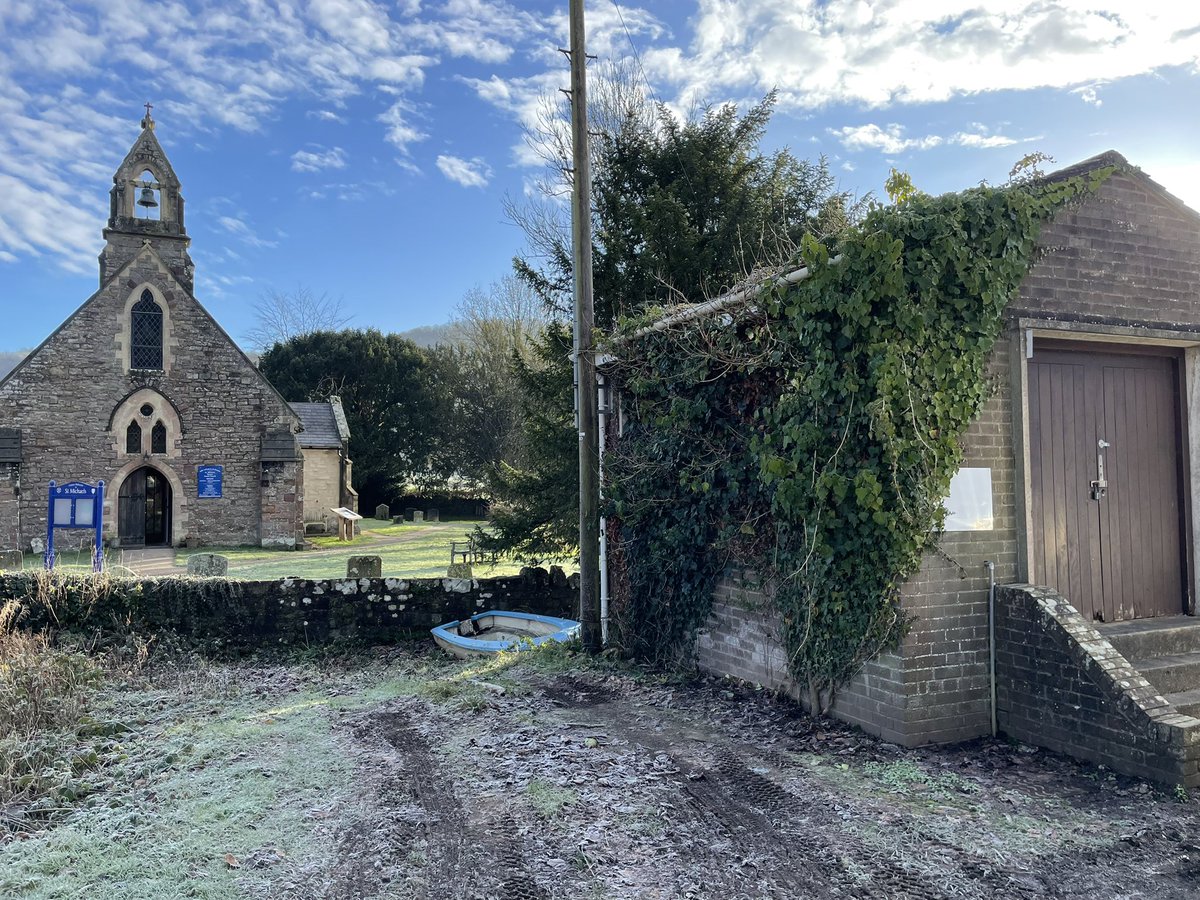 lwvbpt's tweet photo. Whilst we want to save St Mary’s from possible demolition, we’d like to demolish this @DwrCymru pumping station to the right of St Michael’s. This build unnecessarily squats on a medieval slipway that was first used in Roman times. 
Bring back access to the Wye! https://t.co/acvyiIAvKh