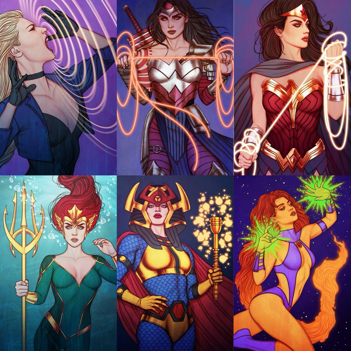 DC covers for International Woman's day by Jenny Frison releasing in March!