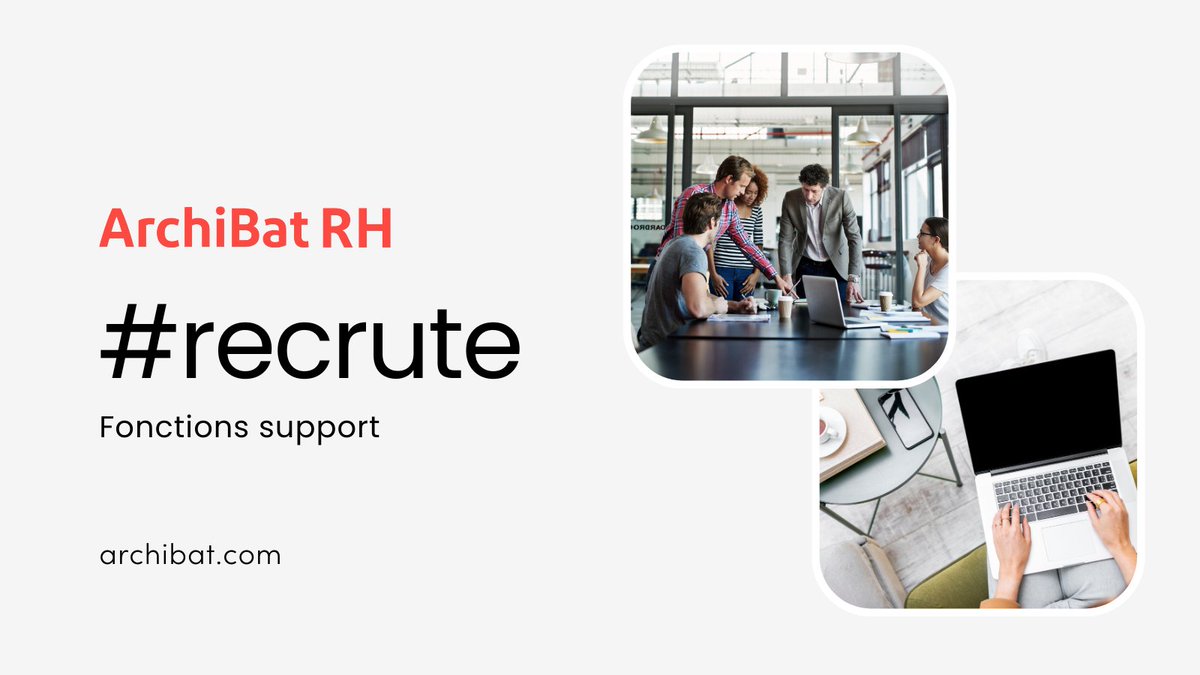 Archibat RH recherche:    

👉Chargé RH (H/F)

🗒️Expérience souhaitée en agence d’architecture ou similaire.   

archibat.com/fr/offre-dempl…