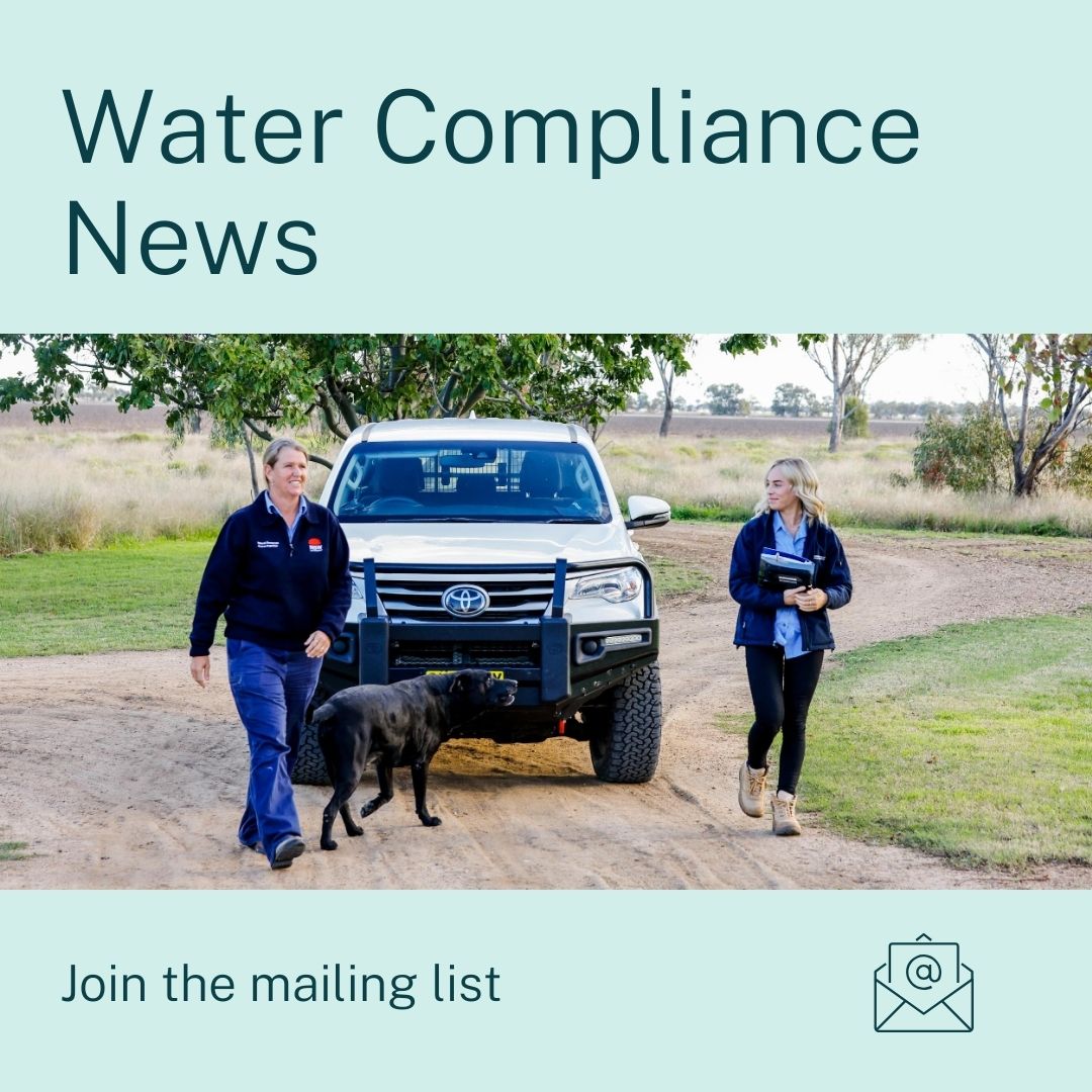 Subscribe to Water Compliance News to get quarterly updates on our latest activities, tips to help your community comply with the NSW water laws and more. 

Sign up and view recent editions of our newsletter on our website: bit.ly/3Dk5XEv