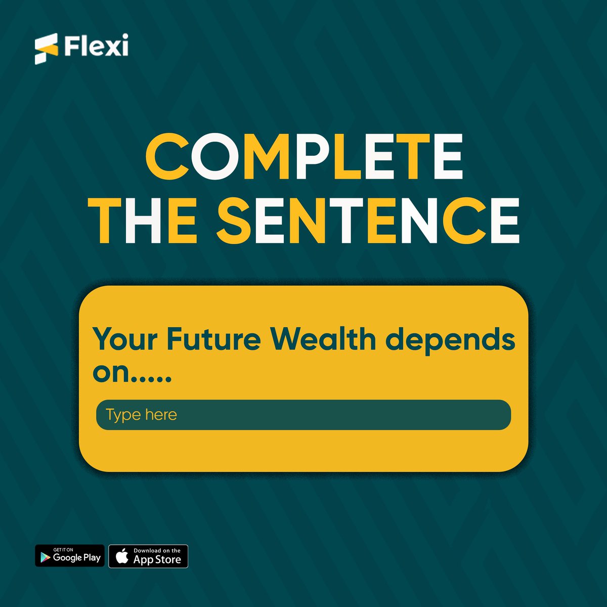 flexi_ng's tweet image. Financial stability starts with financial education. The choices YOU make today shape your future, invest in yourself with Flexi and take control of your financial journey!

#flexi #flexicash #flexiloans