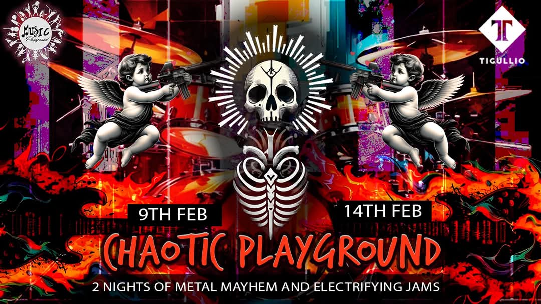 🎸 GIG Announcement! 🎉

🔥 Music Playground Presents - Chaotic Playground : Metal Mayhem 🔥

🎵 Line-up:
Damaged &amp; Co.
Rankin
StuntDix

🏤 Venue: Tigulio
🗓️ Date: February 9th (Eve of a Public Holiday!)
🎟️ Single Event: €10 at the door

👉 Event page: facebook.com/events/1091321…