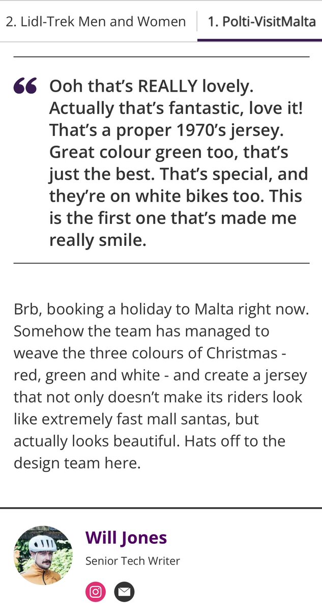 Best team kits 2025 <a href="/PoltiVisitMalta/">Team Polti VisitMalta</a> 

Thanks <a href="/Cyclingnewsfeed/">Cyclingnews</a> and <a href="/willjones/">Will Jones</a> 

The definitive ranking cyclingnews.com/news/worldtour…