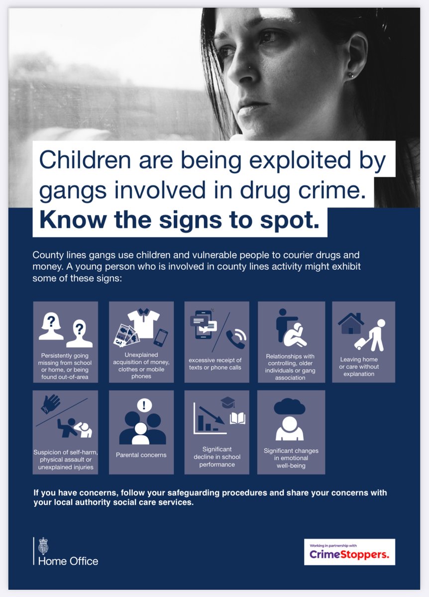 Year 8 have been exploring criminal exploitation in their PHSE lessons. County Lines grooming is a growing concern. Look out for signs like sudden behaviour changes, secrecy or unexplained gifts. Need help? Contact NSPCC (0808 800 5000) or Childline (0800 1111).  #StaySafe
