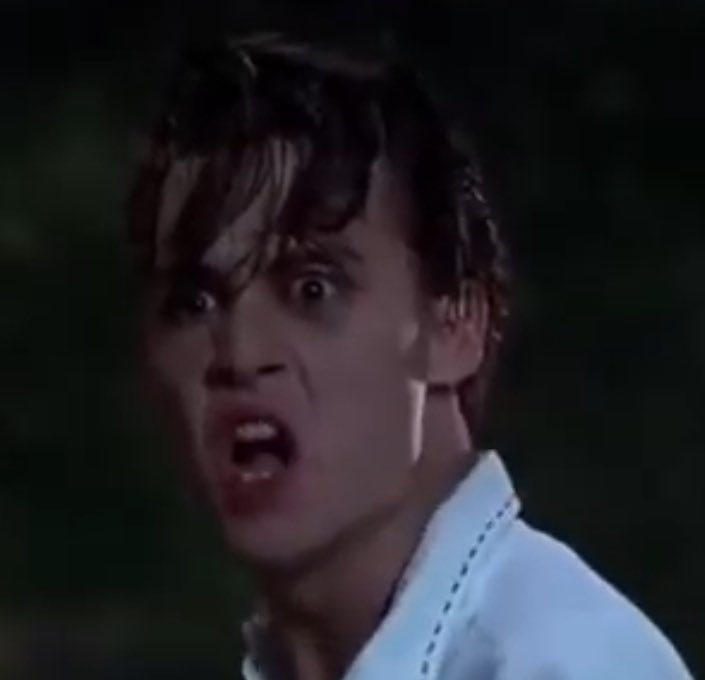 Love when he flashes the crazy eyes girl calm down