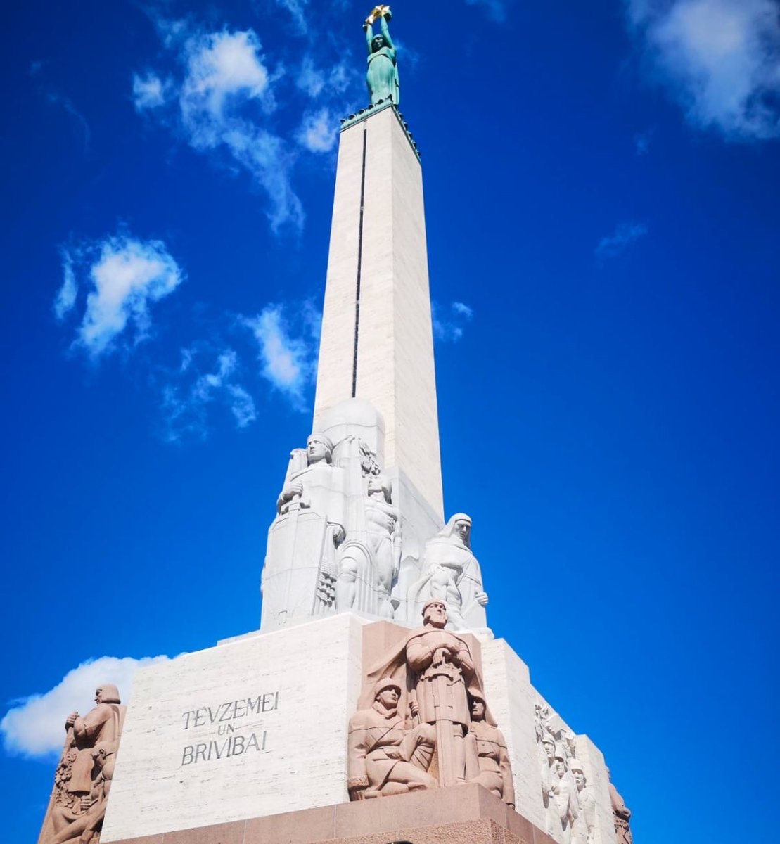 The Freedom Monument, Latvia 🇱🇻.

Designed by the Latvian sculptor Kārlis Zāle and completed in 1935.