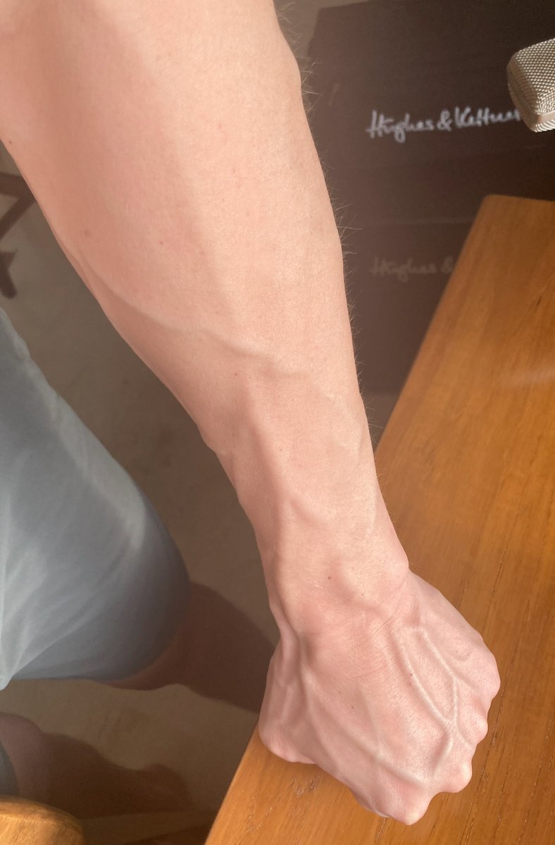 Workout finished, kinda veiny.