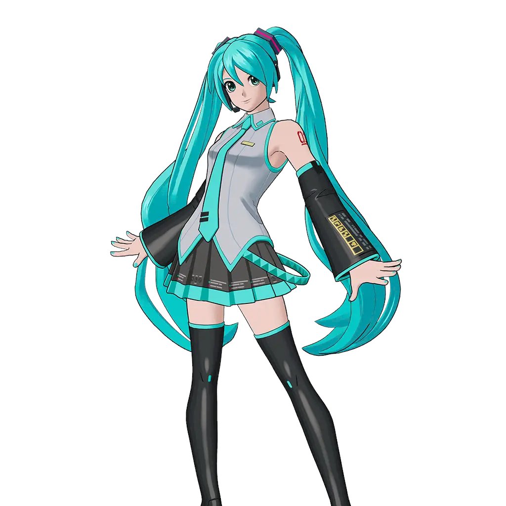 HYPEX's tweet photo. HATSUNE MIKU x FORTNITE SKIN 🔥 https://t.co/NkRqfPw7s6