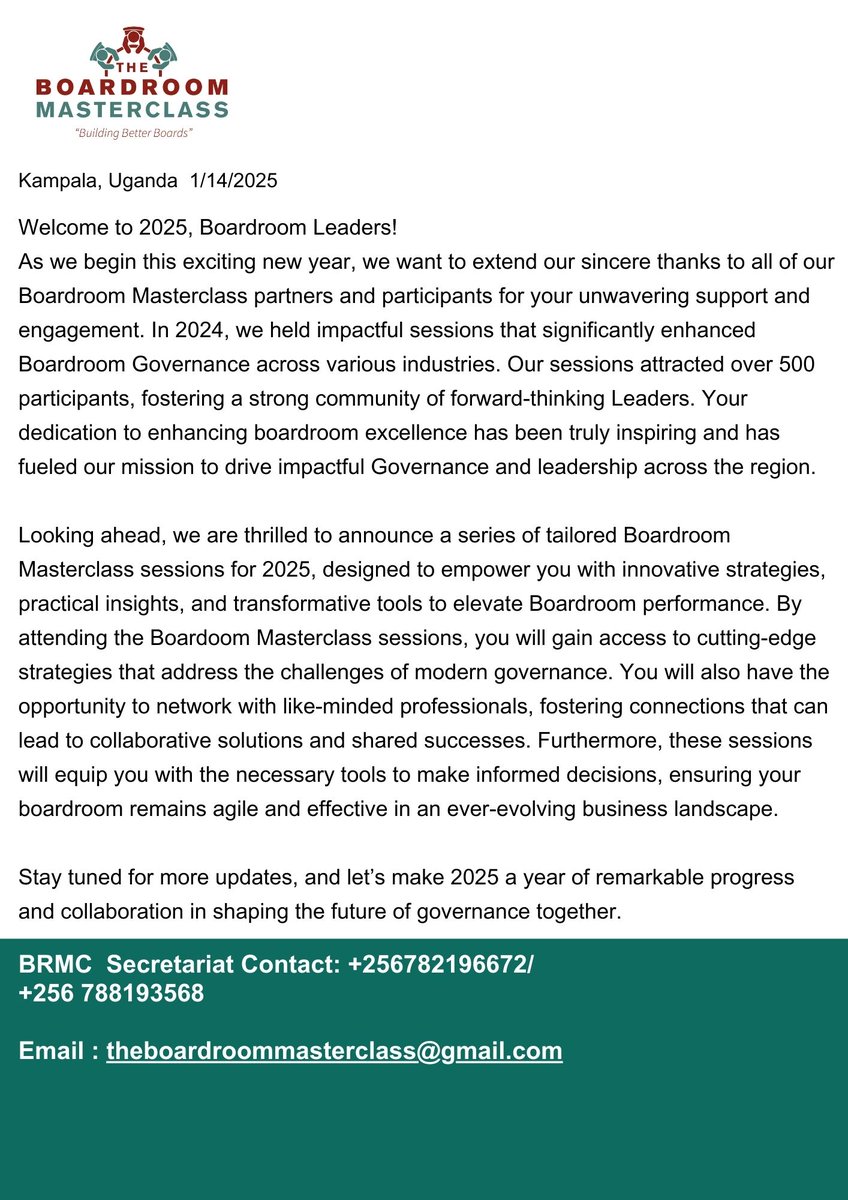 Our partners and participants welcome to 2025!