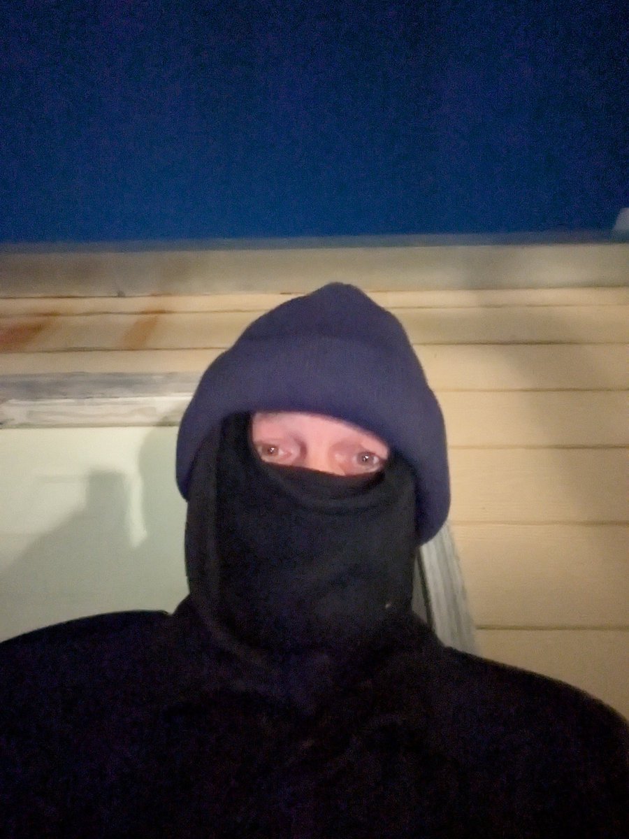 -18 windchill. Morning walk was nice, I was praying and stuff and I told God your a wimp mother nature. That's right, I said it, your winter game is as bad as last year's democrat ticket.