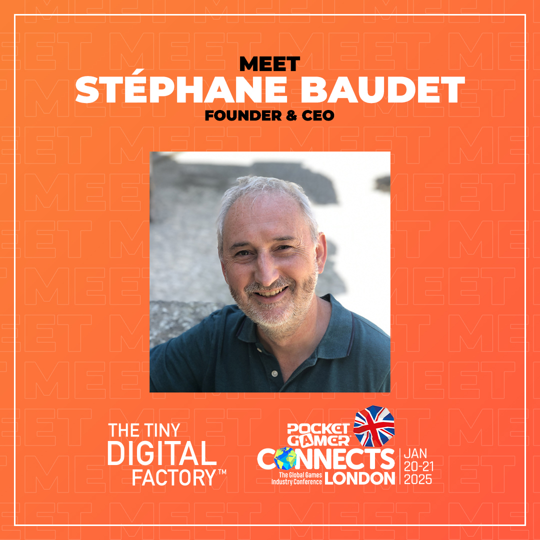 🎯Our CEO, Stéphane will be at Pocket Gamer Connects in London on January 20 &amp; 21 ! 
🚀 If you'd like to find out more about our studio, our current projects or simply exchange ideas, come &amp; meet Stéphane Baudet
🔥Looking forward to seeing you and to share our passion for gaming.